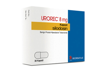 Urorec 8 mg 30 kapsül – silodosin, BPH semptomları için