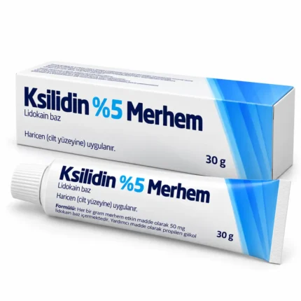 lidokain krem ksilidin %5